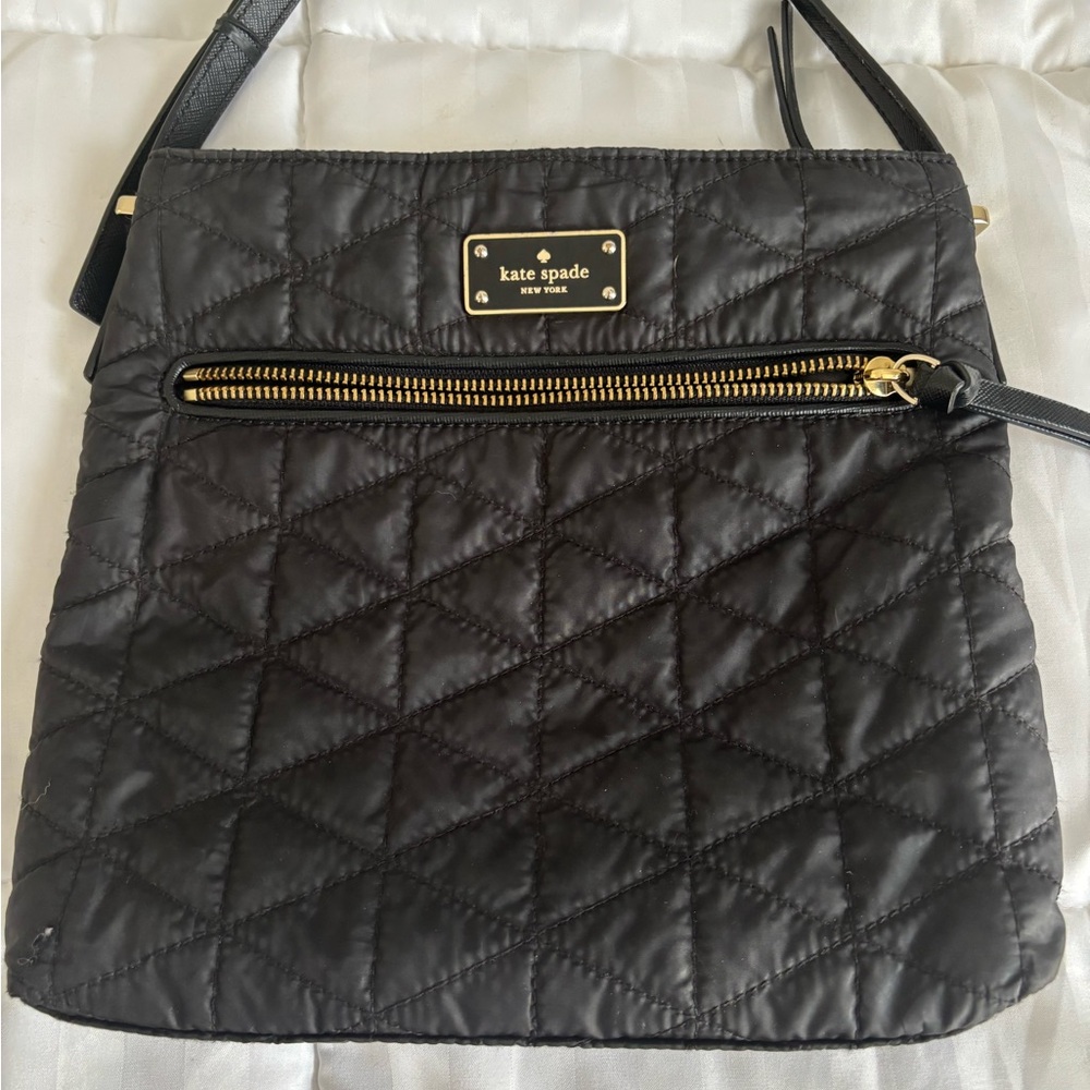 Kate Spade Black Quilted Shoulder or Crossbody Bag